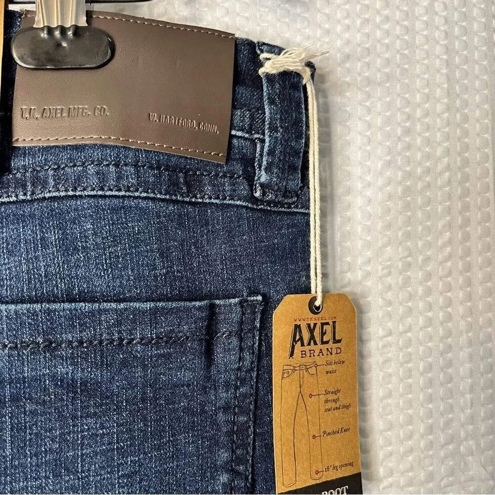 NWT TK Axel Slim Boot Dark Wash Jeans Size W40 L32
